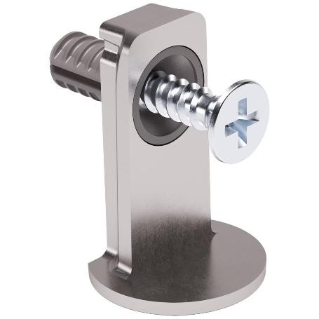 SOPORTE LATERAL CON TACO Y TORNILLO PREMONTADO. MAORI. ESPESOR 29