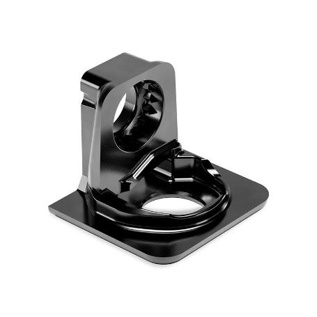 SOPORTE LATERAL  ZAMAK PK2 CON TALADRO Ø6MM ESPESOR 18-19 ACABADO NÍQUEL OSCURO