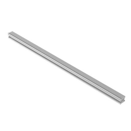 PERFIL SOPORTE EMBUTIR PLATA MATE 3,5M  (VENTA EN BARRAS DE 3,5MTS.) (CAJA 5)