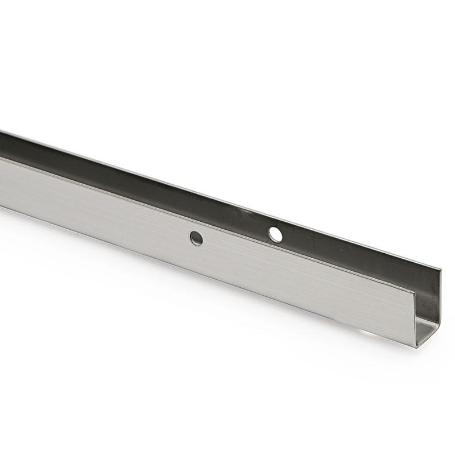 PERFIL FORMA U INOXIDABLE CABINE 1,80M. INOXIDABLE 304 LARGO 2M (CAJA 2)