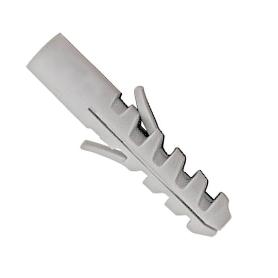 TACO DOS PATAS NYLON GRIS LISO MED.TACO 5-25 (CAJA 100)