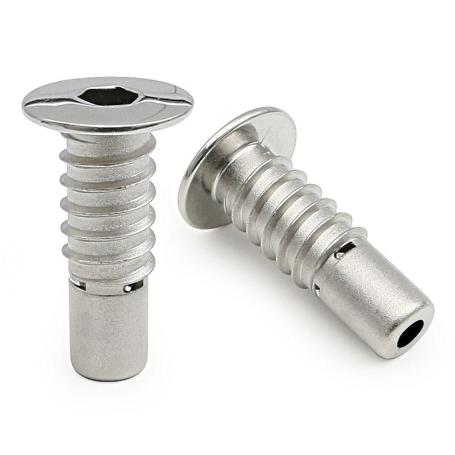 CASQUILLO ZMK MECANISMO PARA SOFA ALLEN CAÑA PASANT ROSCA MADERA. CON EMBELLECEDOR CROMO