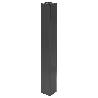 COLUMNA 80X80 PARA BASE PLANA CUADRADA ACABADO NEGRO MATE ALTURA H1070