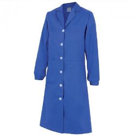 BATA TRABAJO SEÑORA MANGA LARGA TERGAL VARIOS COLORES TALLA 40-54 COLOR ROPA COLOR AZULINA TALLAJE TALLA 40