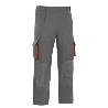 PANTALON MULTIBOLSILLO BICOLOR REFORZADO TALLA 38-64 ROPA BICOLOR GRIS ROJO TALLAJE TALLA 42