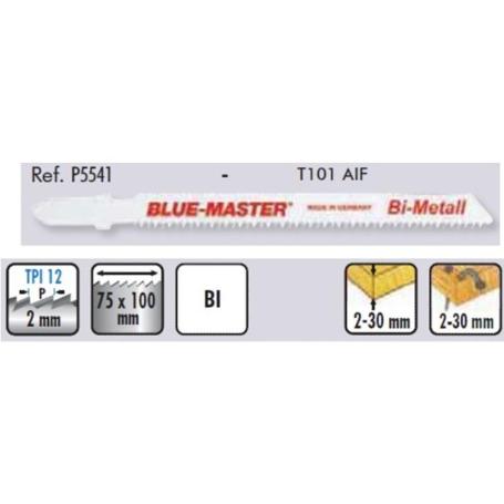 5 HOJA CALAR MAD/PLAST/FINO 5541 T101AIF GROSOR 3-40. 12 DIENTES