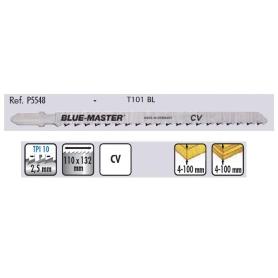 5 HOJA CALAR MADERA / PLÁSTICO LARGA 5548 T101BL 132MM DIENTE 2,5MM MADERA GRUESA