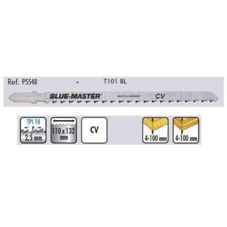 5 HOJA CALAR MADERA / PLÁSTICO LARGA 5548 T101BL 132MM DIENTE 2,5MM MADERA GRUESA