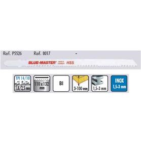 5 HOJAS CALAR MADERA ACERO INOXIDABLE 5526