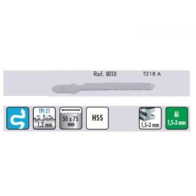 5 HOJA CALAR CHAPA/ALUM/CURVO 5513 T218A METAL FINO( 1.5-3) EN GENERAL.21 DIENTES