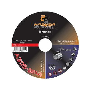 DISCO CORTAR INOXIDABLE BRAKER 115X1X22 CWA46 BF41 PLANO