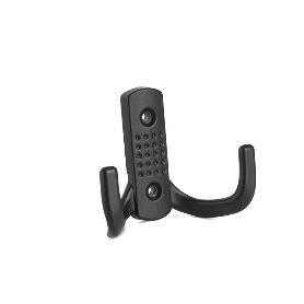 DOBRA PERCHA COLGADOR DOBLE BRAZO. ELEGIR ACABADO. ACABADO NEGRO MATE