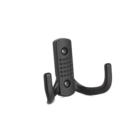 DOBRA PERCHA COLGADOR DOBLE BRAZO. ELEGIR ACABADO. ACABADO NEGRO MATE