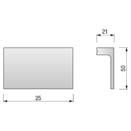 LONGO TIRADOR EXTRA LONGO. ACABADO CROMO. ELEGIR DISTANCIA ENTRE CENTROS. DISTANCIA 0MM-1 AGUJERO