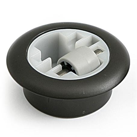 RODILLO GIRATORIA RIDA D54-40 GOMA GRIS  GOMA BLANDA GRIS, CARGA 50KG RUEDA (CAJA 1000)