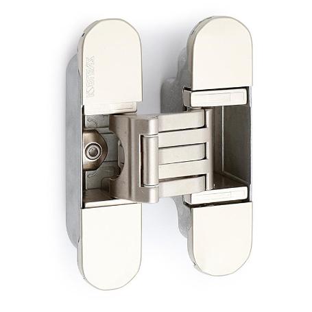 BISAGRA INVISIBLE KUBICA K6300 NIQUEL SATINADO, NEGRO ACABADO NIQUEL SATINAD