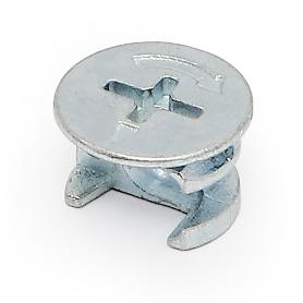 EXCENTRICA 15-10 CON BORDE ESPESOR 12 ZAMAK ZINCADO INT.6MM. DIAM.EXTERIOR 16,5MM.