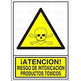 SEÑAL 310 PLAST.295X210RIESGO INTOXI. ­ATENCION! RIESGO INTOXICACION PROD.TOXICOS