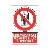 SEÑAL 428 PLAST.295X210MONT.PR.US.PERS MONTACARGAS PROHIBIDO EL USO A PERSONAS
