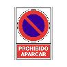 SEÑAL 430 ALUM.295X210 PROHIB.APARCAR