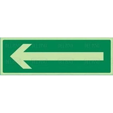 SEÑAL 1103 PLAST.297X105 FLECHA LUM.