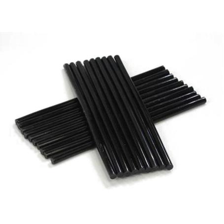 BARRA COLA ADHESIVA TERMOFUSIBLE 12MM NEGRA 12X300MM