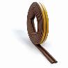 BURLETE ADHESIVO PUERTA/VENTANA P MARRON 9X5,5MM 6M