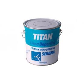 PINTURA PISCINA DISOLVENTE SIRENA TITAN 4L AZUL