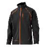 CHAQUETA SOFT SHELL CARRY BICOLOR VARIOS COLORES TALLA S-XXL ROPA BICOLOR NEGRO NARANJA TALLA M