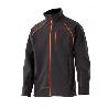 CHAQUETA SOFT SHELL CARRY BICOLOR VARIOS COLORES TALLA S-XXL ROPA BICOLOR NEGRO NARANJA TALLA L