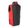 CHALECO ACOLCHADO FIDJI TALLA S-XXL ROPA BICOLOR NEGRO ROJO TALLA XL