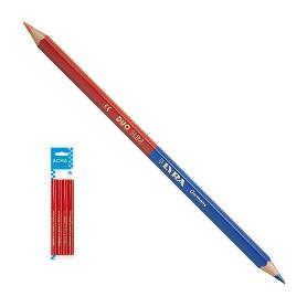 LAPIZ MINA 2,8MM AZUL/ROJA (BLIST.4UDS)