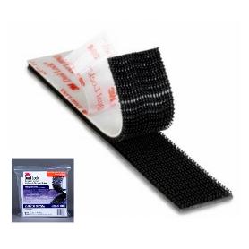 CINTA DUAL LOCK 3M SJ3550CF 25MMX5M NEGRO RESISTENCIA MEDIA