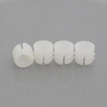 TUERCA NYLON EXPANSIBLE EN TIRAS M6 D10-10  TIRAS DE 12PZS. PARA TALADRO DE 10MM. (CAJA 100)