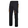 PANTALON STRETCH MULTIBOLSILLO BICOLOR ROPA BICOLOR NEGRO NARANJA TALLAJE TALLA 46