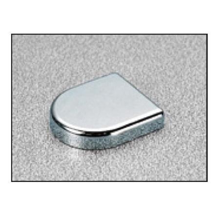 TAPA EMBELLECEDOR OVALADO 36X30 CROMO P2CBA06  PARA BISAGRA CRISTAL 30.245