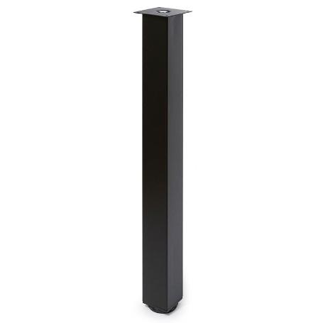 JGO.4PATAS REGULABLE PARA MESA RIGO 60X60-710 NEGRO MESA FIJA