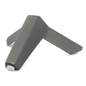 PATA METÁLICA VECTOR H120 ACABADO PLOMO