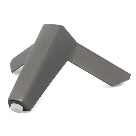 PATA METÁLICA VECTOR H120 ACABADO PLOMO