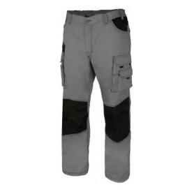 PANTALON REFORZADO CANVAS MULTIBOLSILLO BICOLOR VARIOS COLORES TALLA S-XXL ROPA BICOLOR GRIS NEGRO TALLA XL