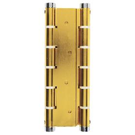 BISAGRA DOBLE ACCION VAIVEN U5914 ORO  MEDIDAS 180X133X4MM.