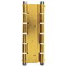 BISAGRA DOBLE ACCION VAIVEN U5914 ORO  MEDIDAS 180X133X4MM.