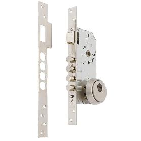 CERRADURA EMB.BULONES TESA R200B566N E50,C/RECTO,NIQUEL,ESC/CERRADO,BOMB.T60/30-30