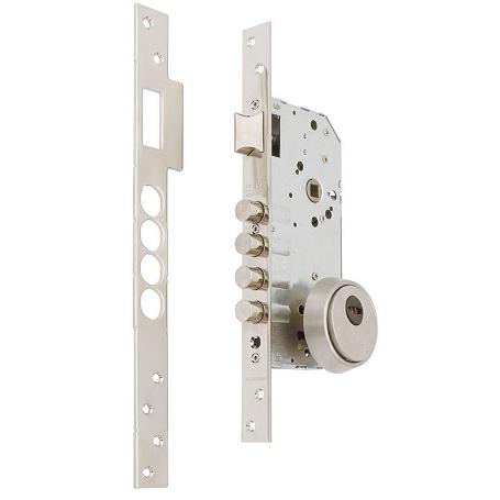 CERRADURA EMB.BULONES TESA R200B566N E50,C/RECTO,NIQUEL,ESC/CERRADO,BOMB.T60/30-30
