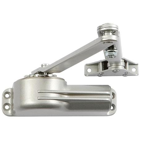 CIERRAPUERTAS TELESCO 33-AT50 F-3 PLATA CON RETENCION