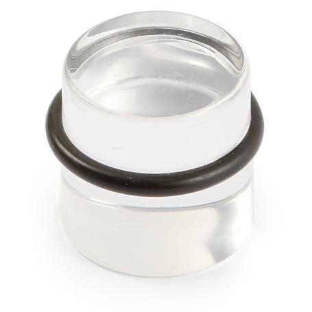 TOPE PUERTA ADH.METACRILATO CILÍNDRICO G/NEG 32X33MM B90180H