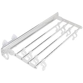 PORTAFALDA, PORTAPANTALONES, PORTACORBATAS, EXTRAÍBLE Y ABATIBLE. COLOR GRIS