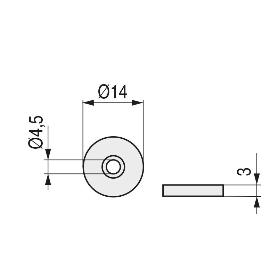 IMÁN NEODIMIO ARO FUERZA IMAN 3.5 KG