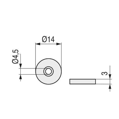 IMÁN NEODIMIO ARO FUERZA IMAN 3.5 KG