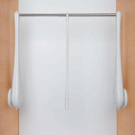 PERCHERO SERVETTO ONLY COLOR BLANCO-NIQUEL EXT.PERCHERO 600-1000 MM